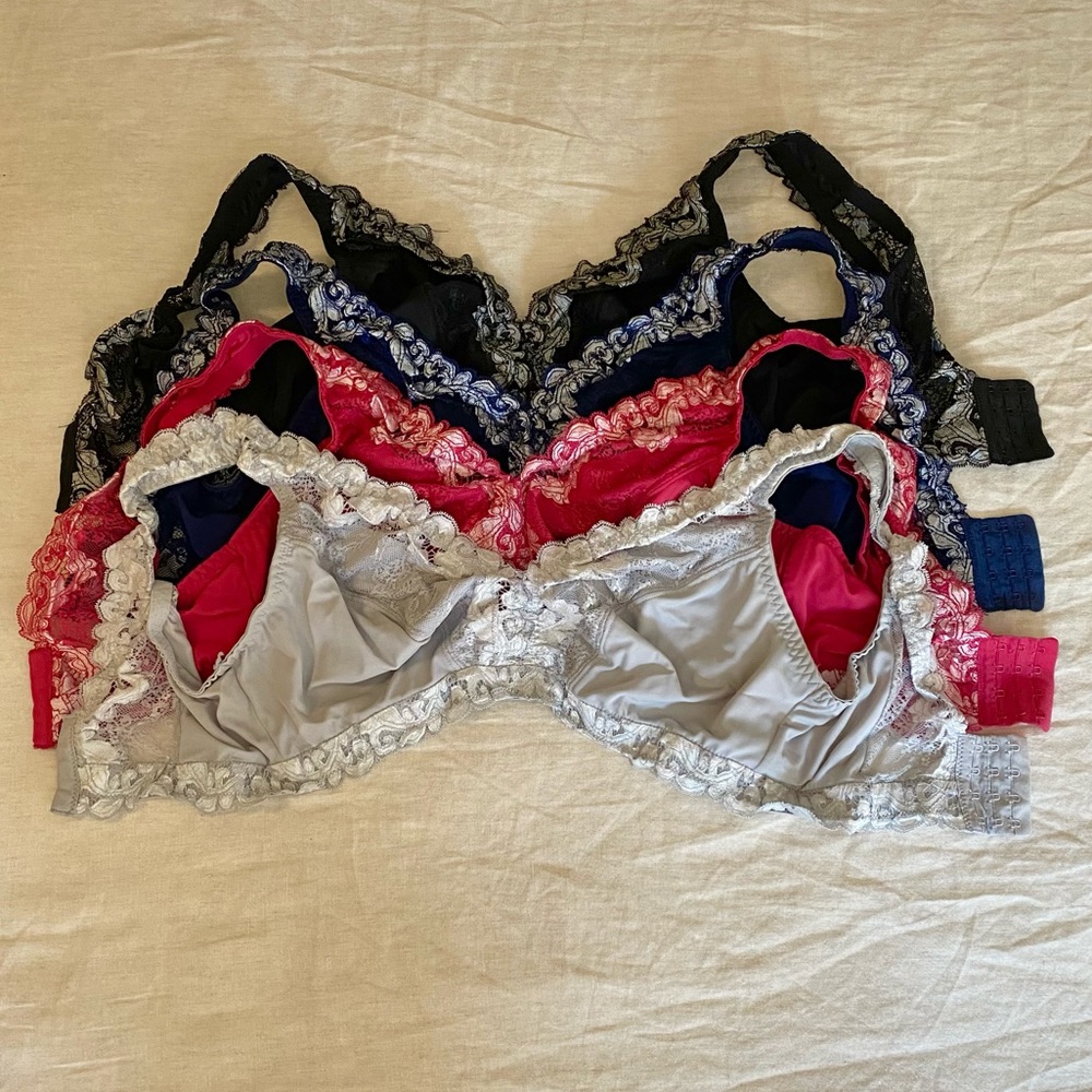 Breezies Lace Bras (Set of 4)